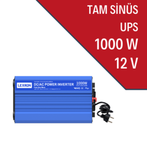 LEXRON 1000W 12V Tam Sinüs UPS İnverter