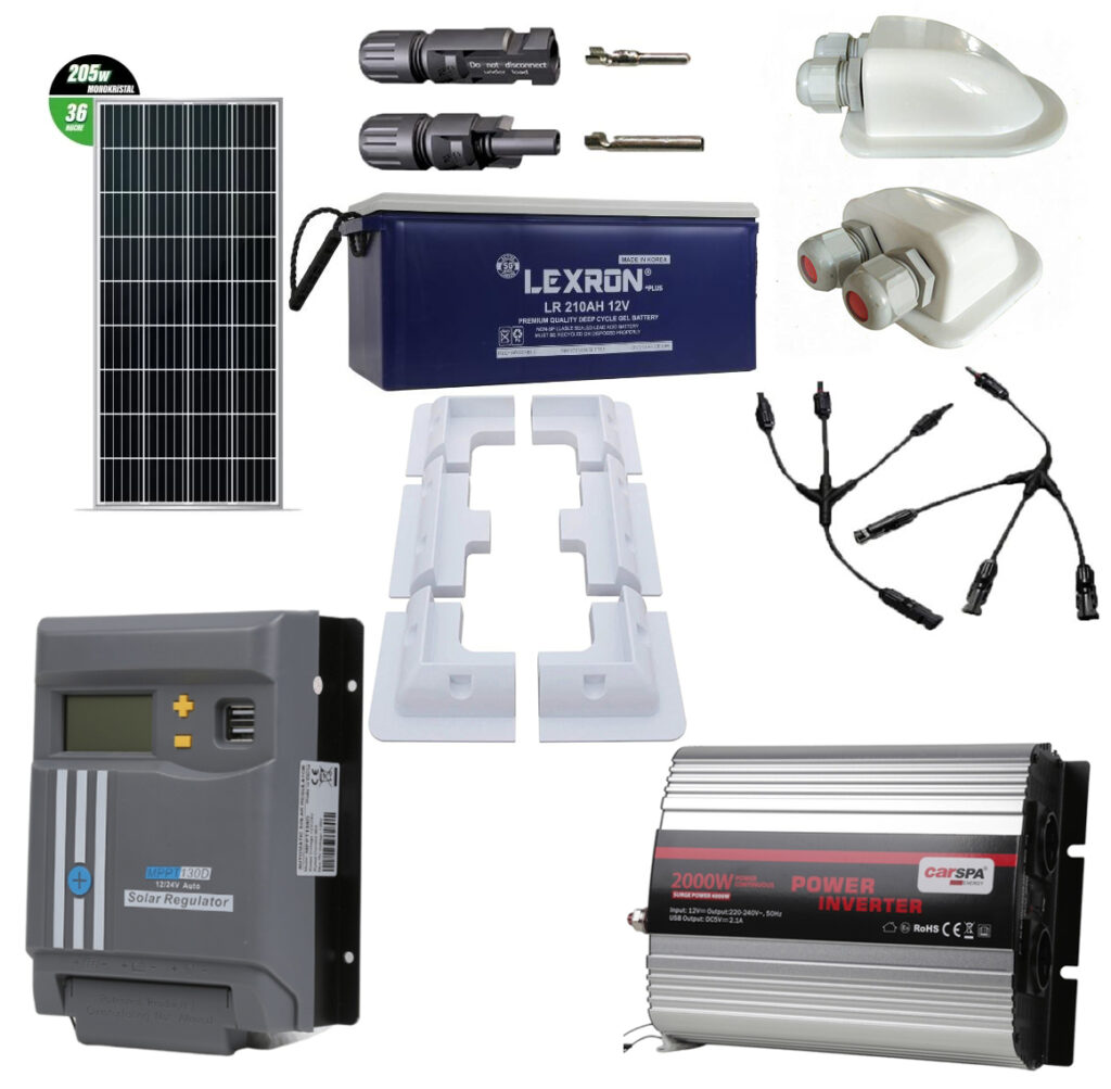 Karavan Paketi 1 2X205 Watt Panel