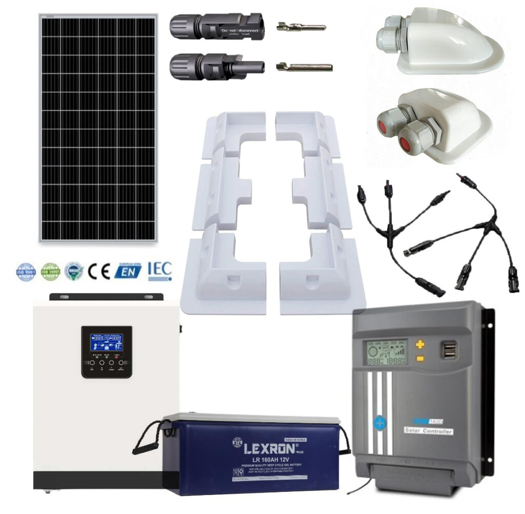 Karavan Paketi 3 2X410 Watt Panel