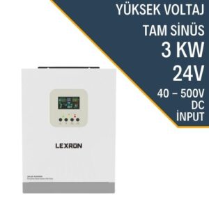 Lexron 3KW HV MPPT 40-500 PV Input Akıllı İnverter