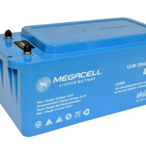 Megacell Lityum Akü 12.8 V 200 Ah LiFePO4 2560 Wh