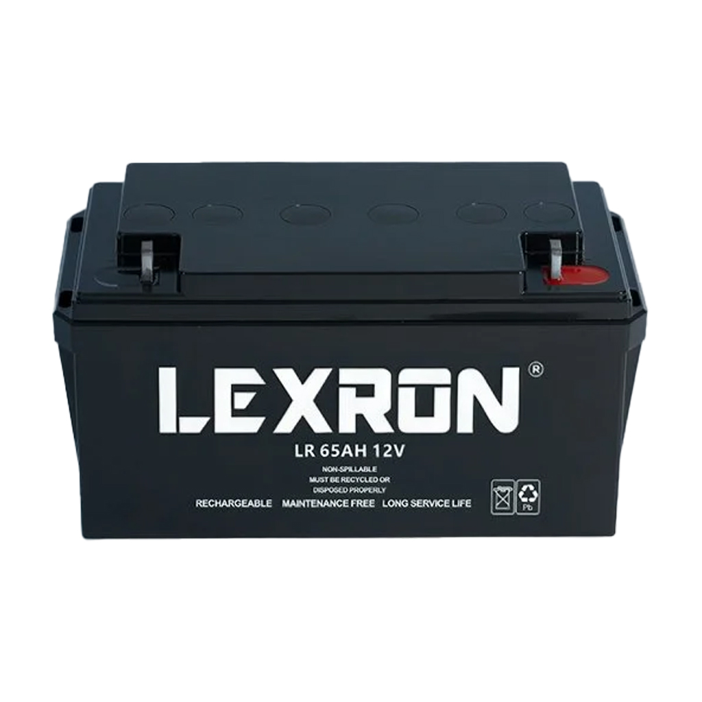 LEXRON 65AH 12V Nano Karbon Jel Akü Elektrikli Araç Aküsü