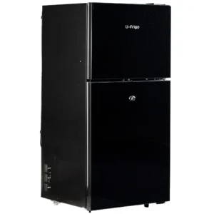 U-Frigo 108 Lt 12-24v Marin/karavan Kompresörlü Buzdolabı Temperli Cam Kapak Limited Edition Siyah