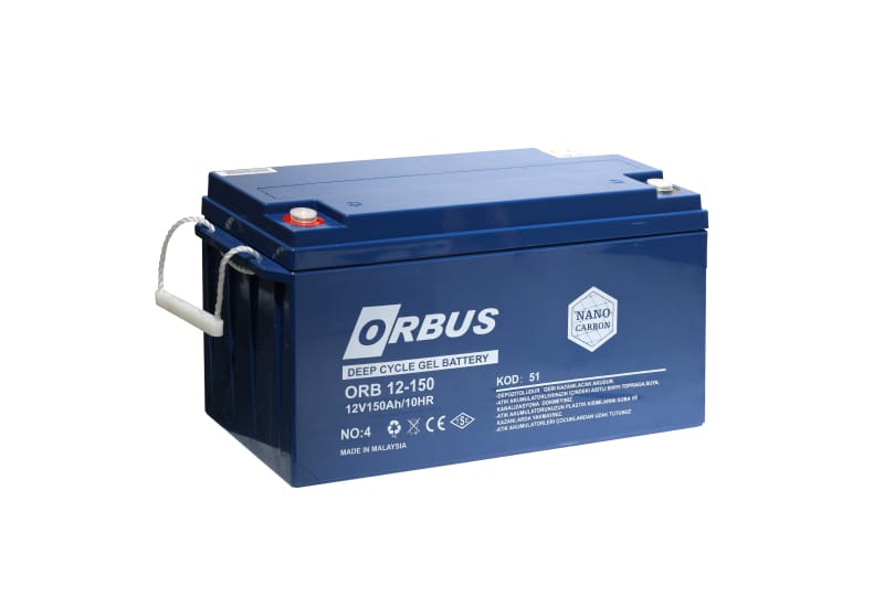 Orbus 12V 150Ah Jel akü