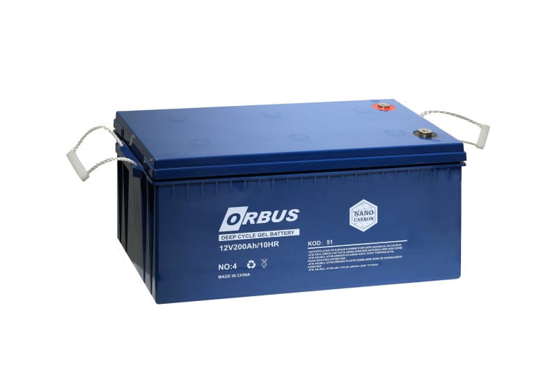 Orbus 12V 200Ah Jel akü