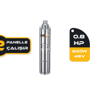 Mexxsun DC Dalgıç pompa 0,8Hp 600W (Screw Type) – Solar Tarımsal Su Pompası (4SS600-48N)