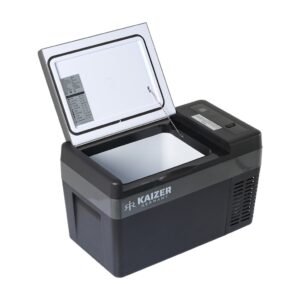 KAIZER Tır, Tekne, Karavan, Kamp 12V/24V/220V 25 Litre Kompresörlü Buzdolabı (KZR-25) - Görsel 6