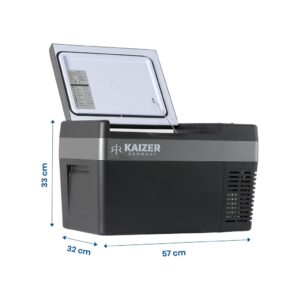 KAIZER Tır, Tekne, Karavan, Kamp 12V/24V/220V 25 Litre Kompresörlü Buzdolabı (KZR-25) - Görsel 5